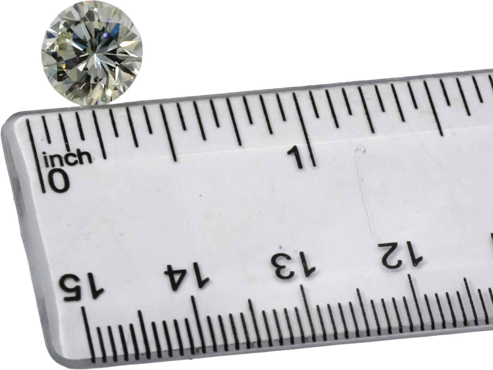 GIA Certified SI1/L Round Cut Natural Diamond Loose Stone 3.59CT