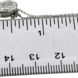 14k White Gold VS Oval Cut Lab-Grown Diamond Solitaire Pendant Necklace 0.98CT