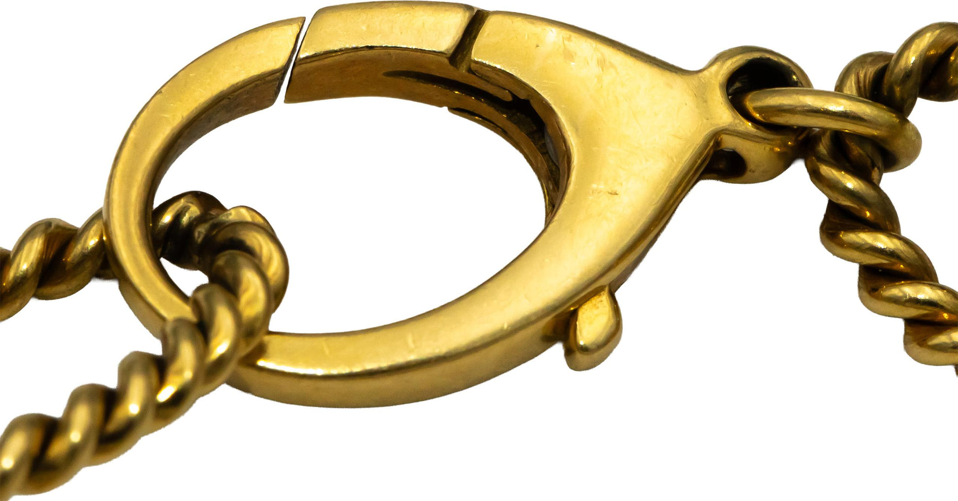 TIFFANY & CO. Vintage 18k Yellow Gold Braided Open Link Bracelet