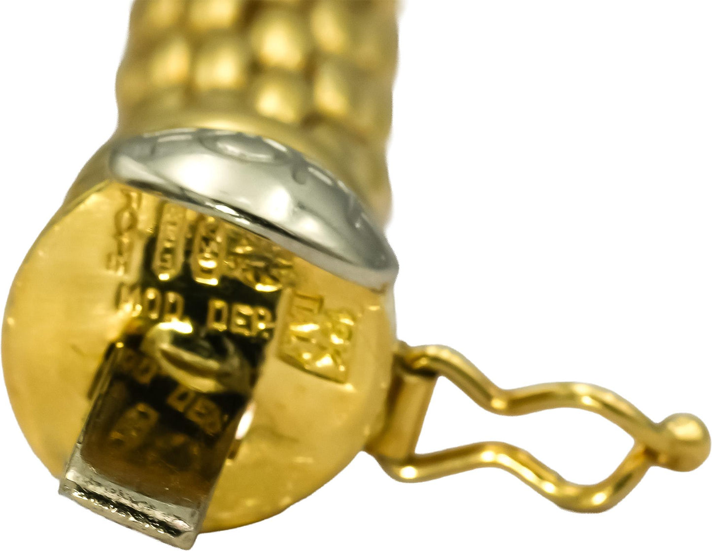 FOPE 18k Yellow Gold Flex'it Woven Mesh Bracelet