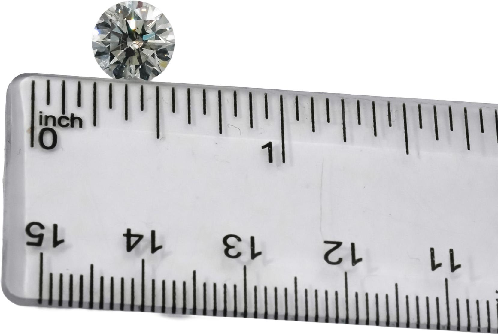 HRD Certified I1/G Round Cut Natural Diamond Loose Stone 2.40CT