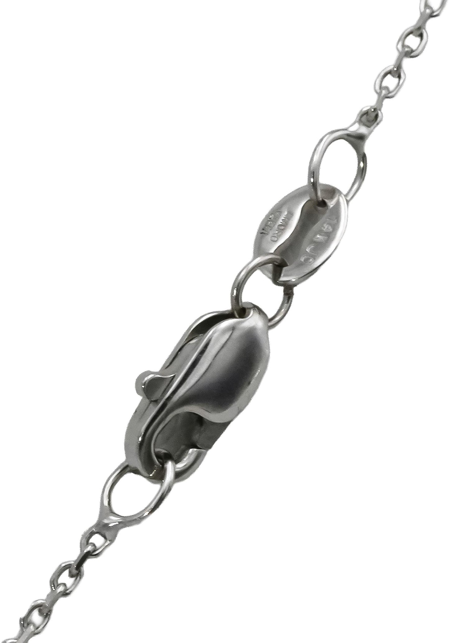 14k White Gold VS Pear Cut Lab-Grown Diamond Solitaire Pendant Necklace 1.05CT