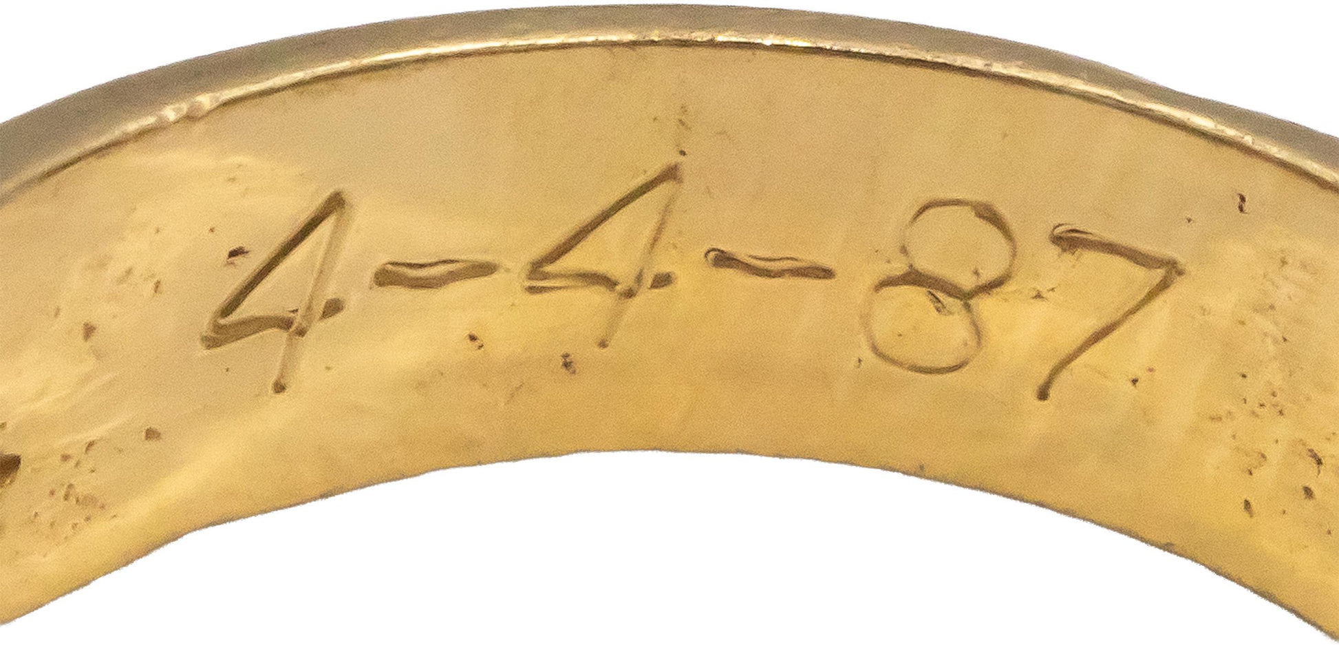 14k Yellow Gold Jewelry Round Diamond Band Ring 0.33CT Size 6