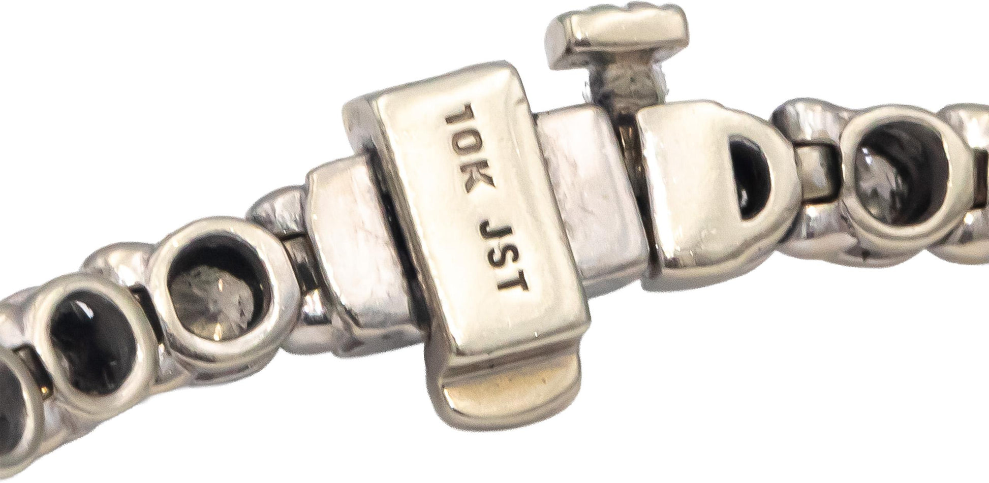 10k White Gold Round Diamond Tennis Bracelet 3.50CTW