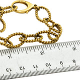 TIFFANY & CO. Vintage 18k Yellow Gold Braided Open Link Bracelet