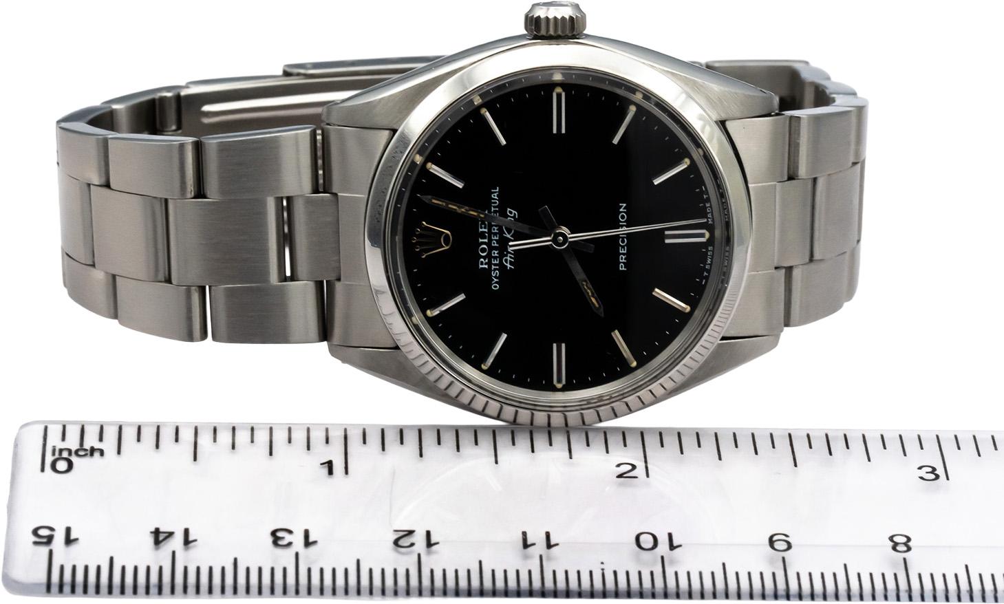 Rolex Oyster Perpetual Air-King 5500 34mm Stainless Steel Automatic Watch