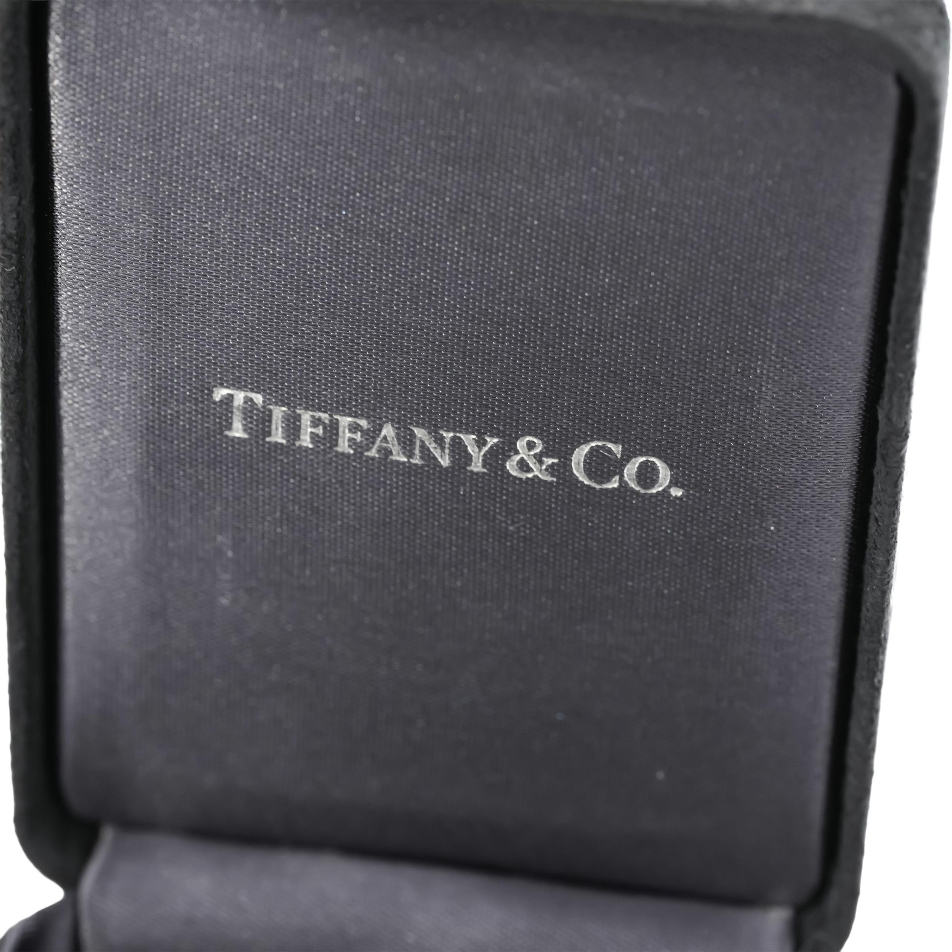 TIFFANY & CO 18k Yellow Gold Diamond Peretti Open Heart Pendant Necklace 0.50CT