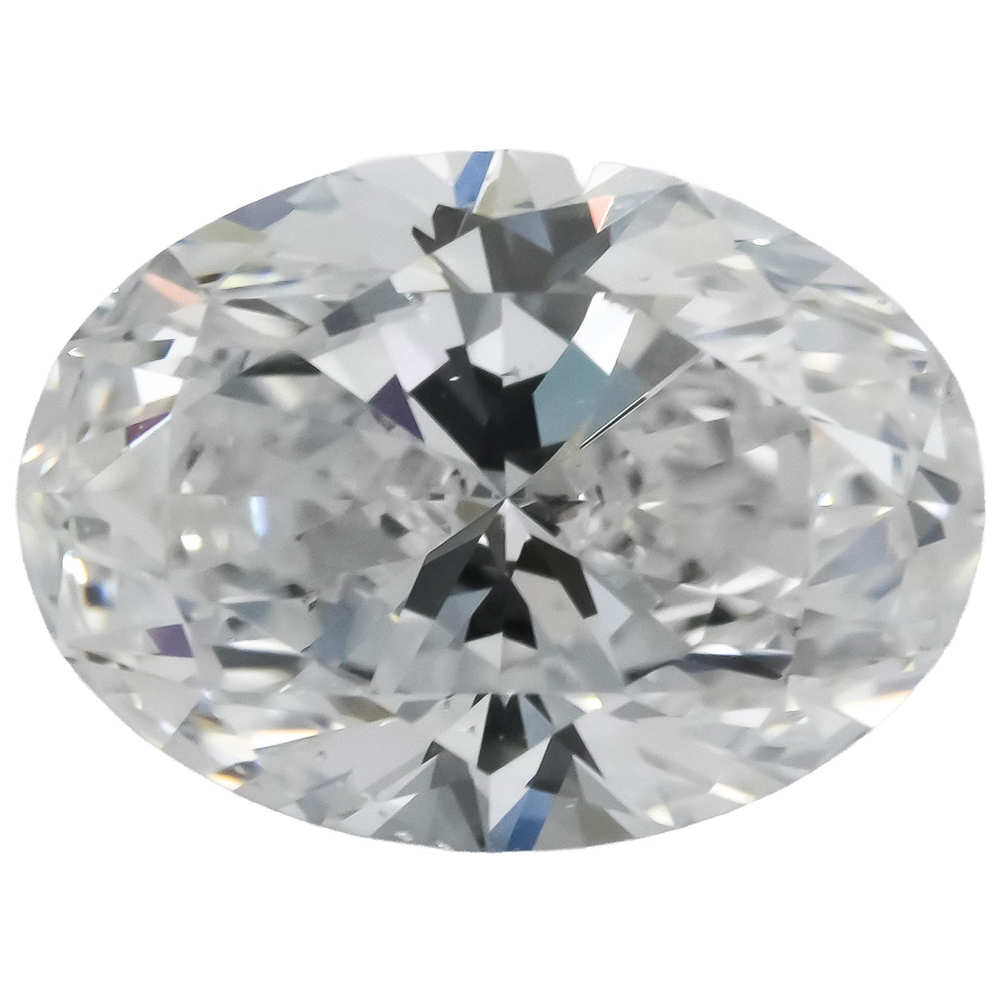GIA Certified SI2/D Oval Brilliant Cut Diamond Loose Stone 2.0CT