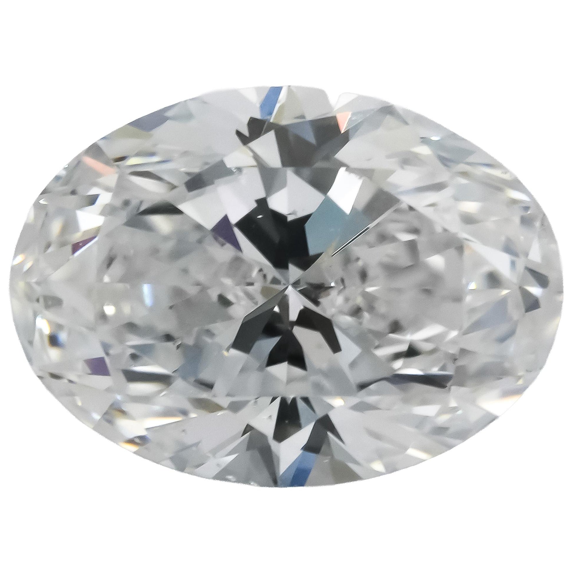 GIA Certified SI2/D Oval Brilliant Cut Diamond Loose Stone 2.0CT