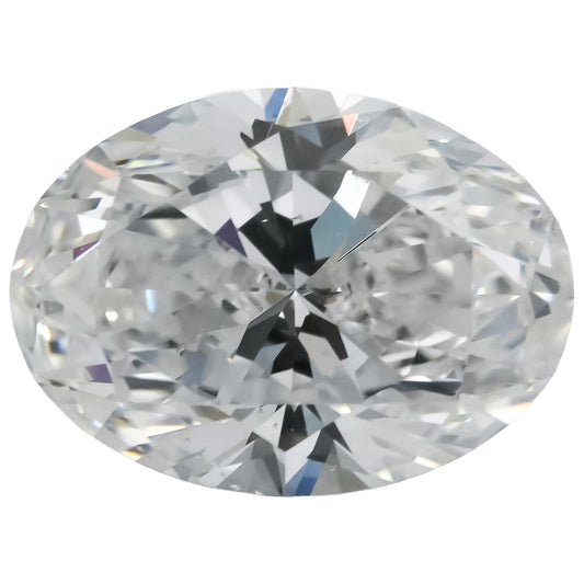 GIA Certified SI2/D Oval Brilliant Cut Diamond Loose Stone 2.0CT