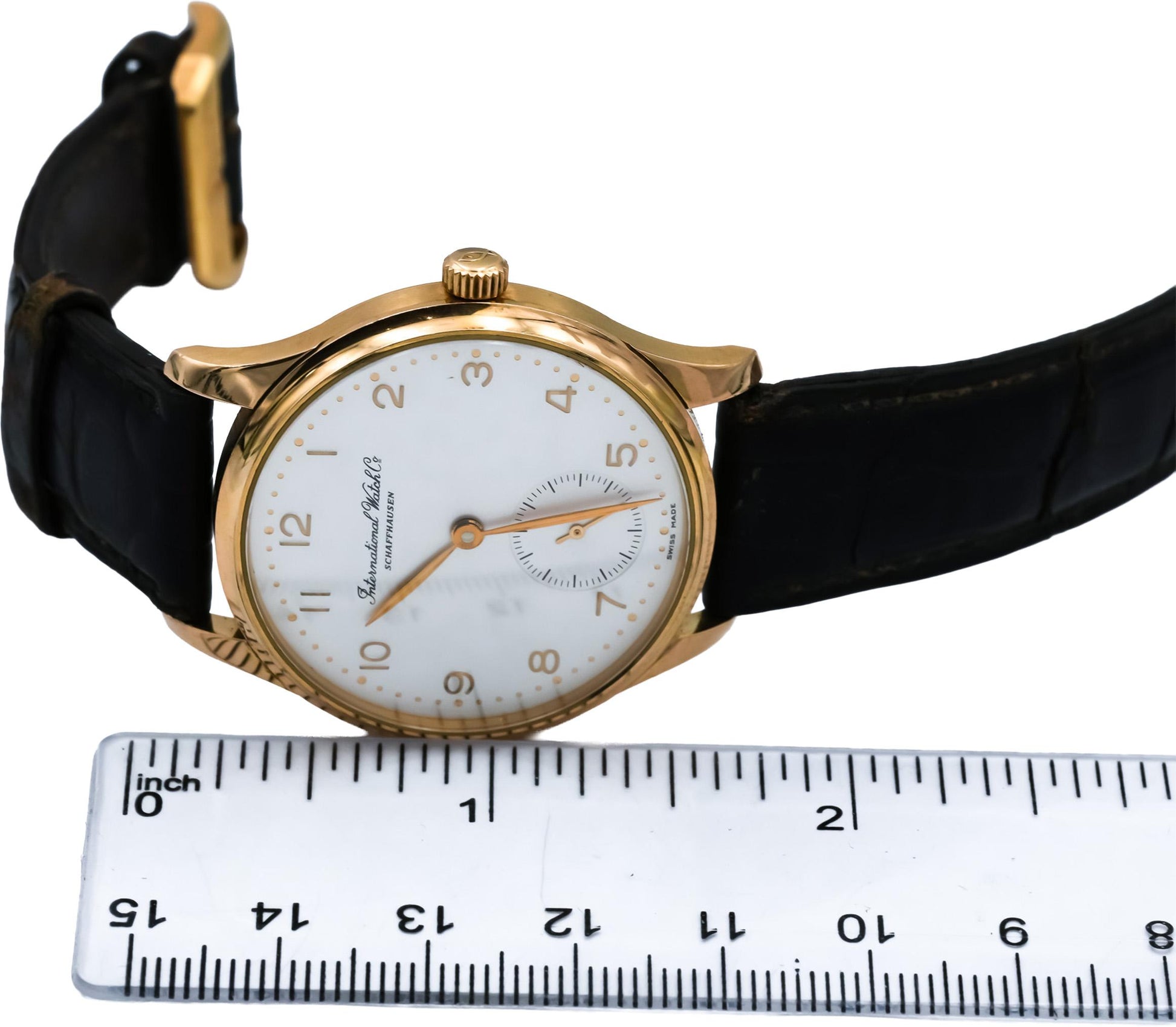 I.W.C. 18k Yellow Gold Portugieser 35mm Automatic Watch Ref. 3531
