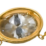 14k Yellow Gold VS Oval Cut Lab-Grown Diamond Pendant Necklace 2.23CT
