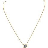 14k Yellow Gold VS Round Lab-Grown Diamond Solitaire Pendant Necklace 2.03CT