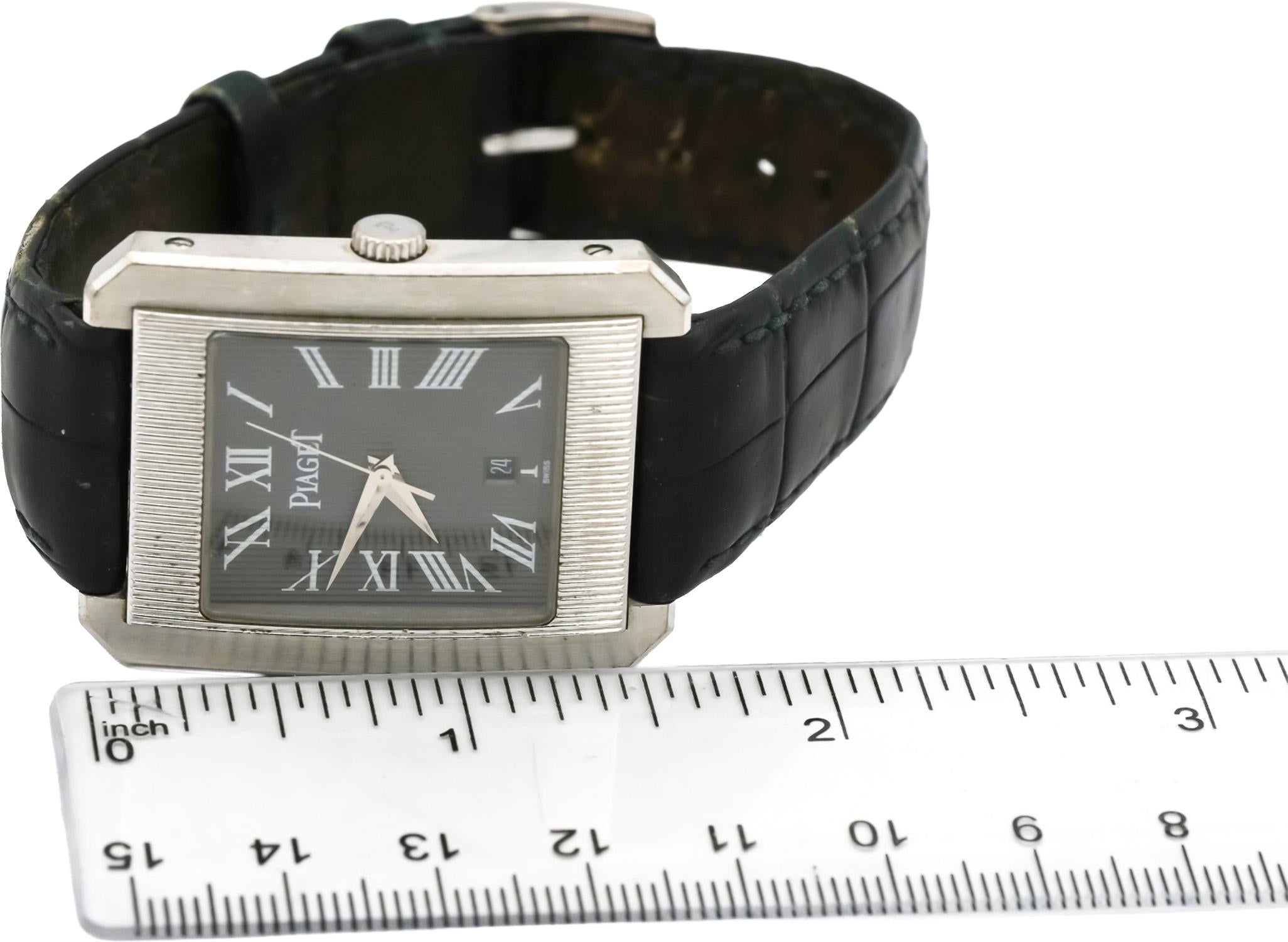 PIAGET 18k White Gold Protocole XL Automatic Watch Ref 26100