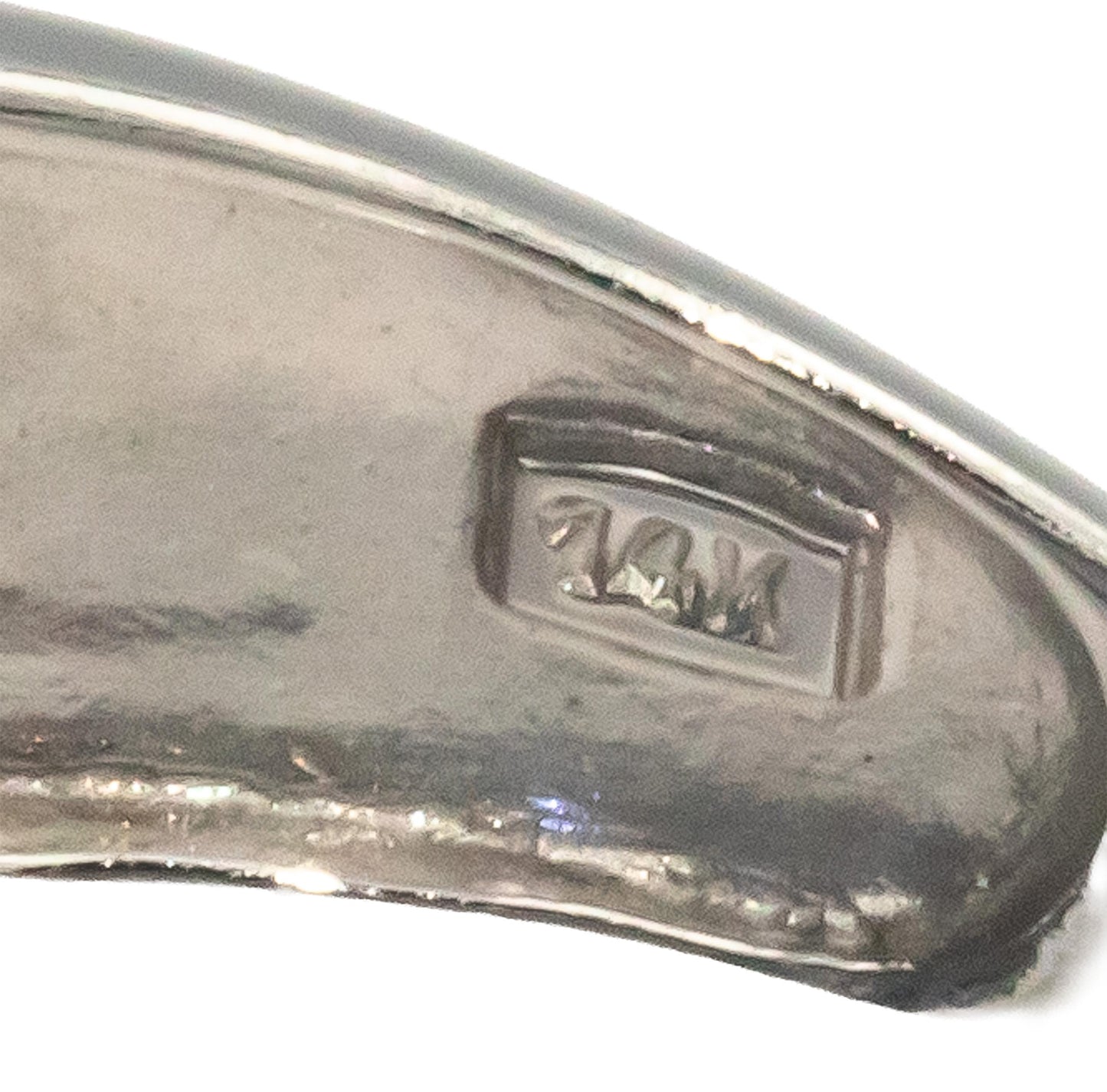 KALATI Designer 14k White Gold Diamond and Sapphire Ring 1.78CT Size 7