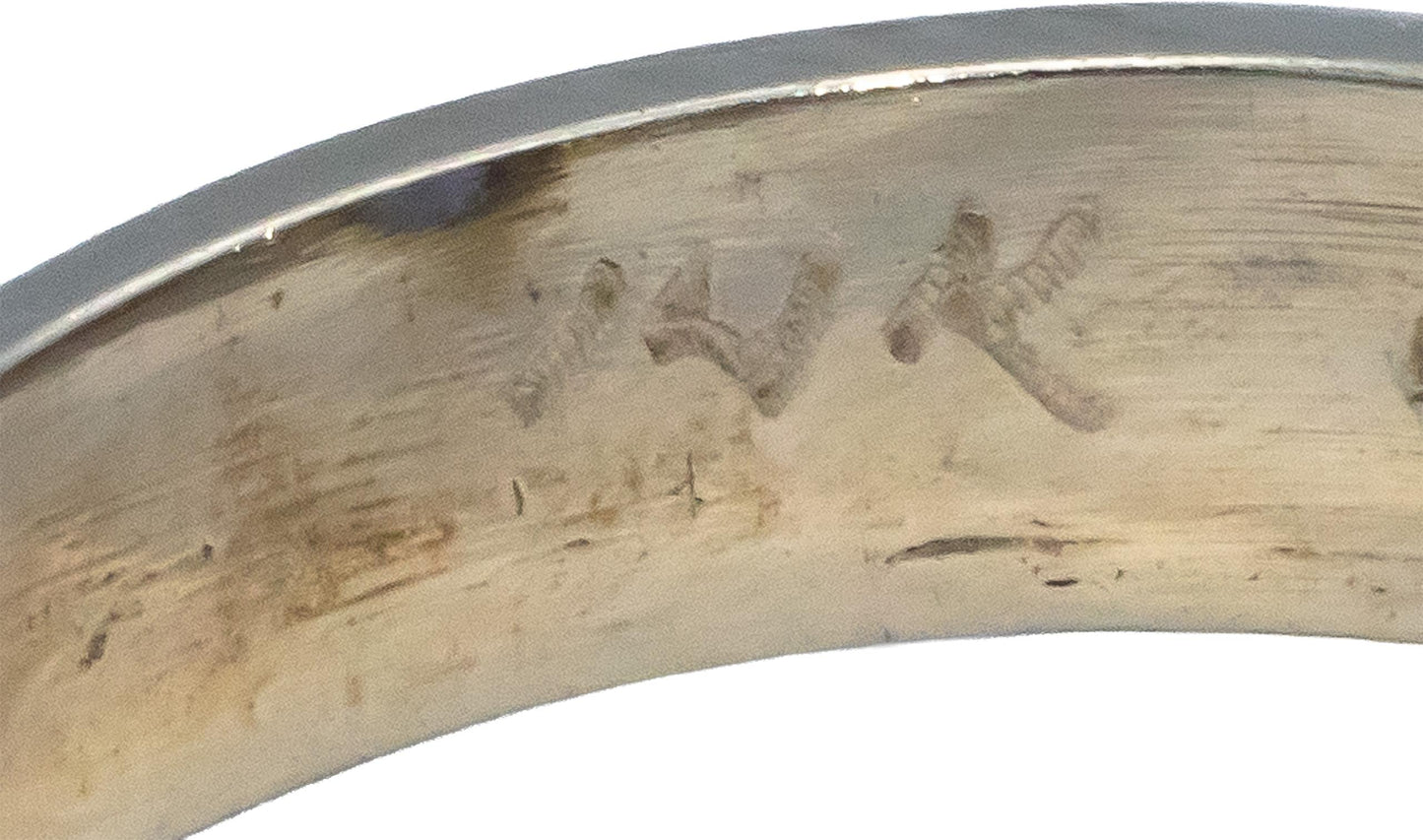 18k & 14k Yellow and White Gold 0.60CT Diamond and Tanzanite Ring Size 6.5