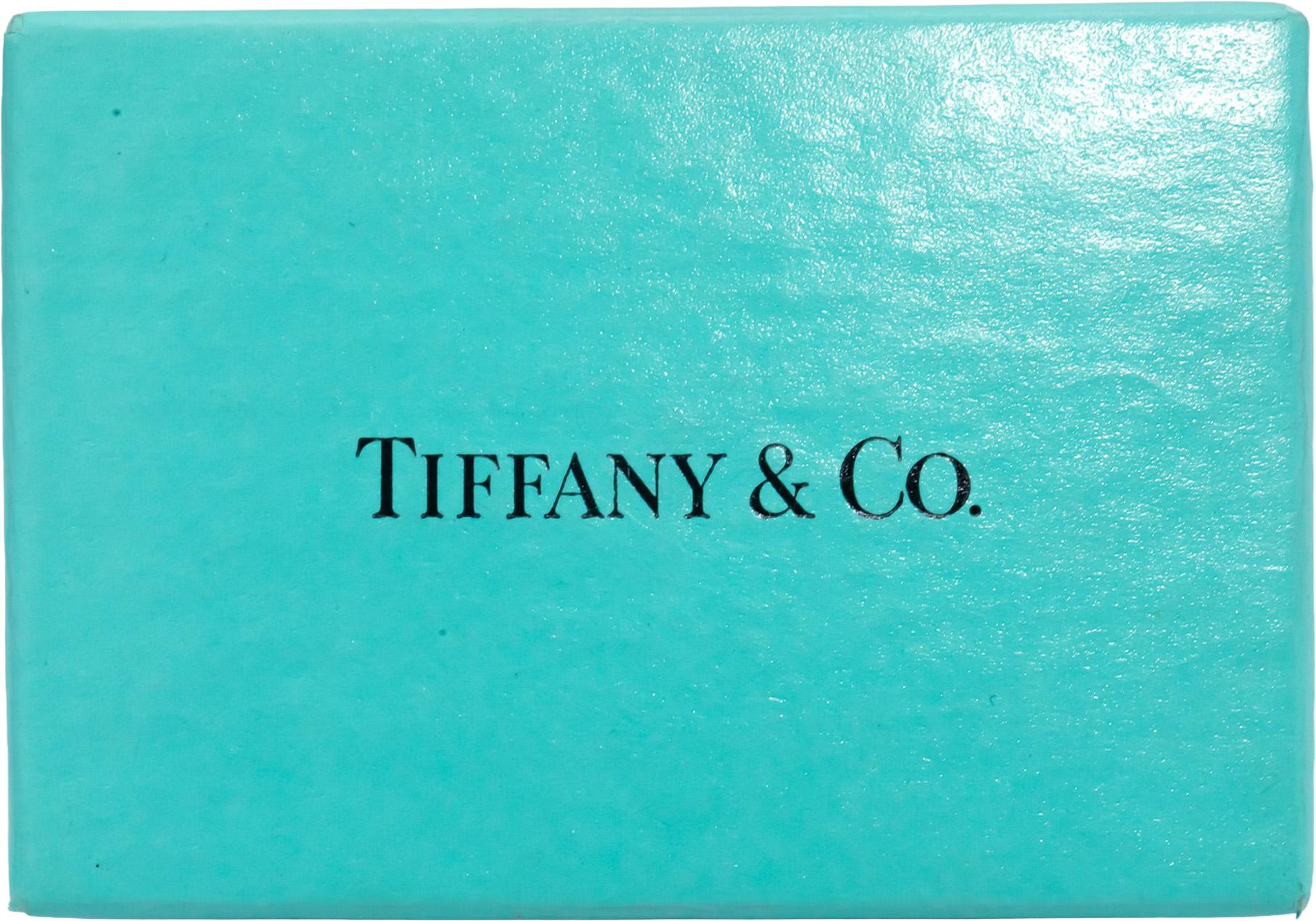 TIFFANY & CO. 18k Yellow Gold VS Round Diamond Umbrella Brooch w/ Box 0.10CT