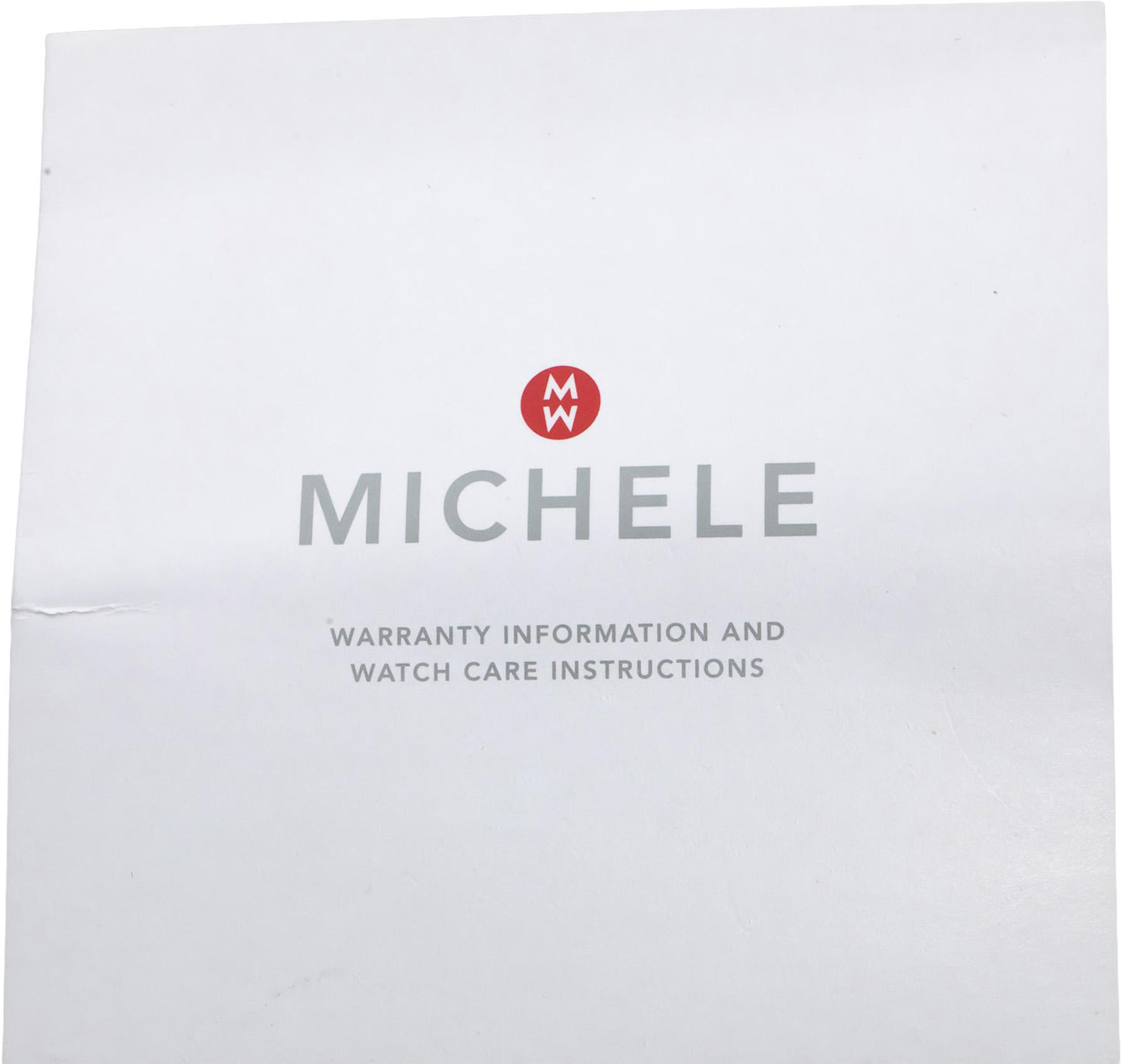 MICHELE Meggie Two-Tone 18k Gold Plate Diamond MOP Dial Quartz Ladies Watch