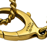 TIFFANY & CO. Vintage 18k Yellow Gold Braided Open Link Bracelet