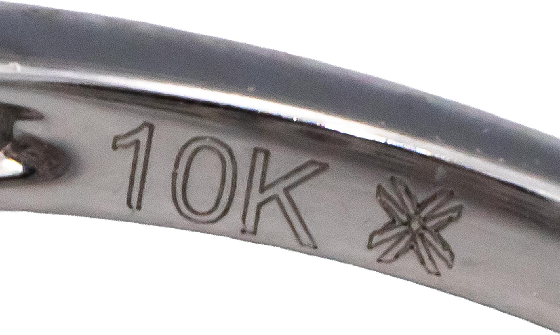 10k White Gold Round Diamond Cluster Cocktail Ring 2.0CT Size 7