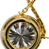 14k Yellow Gold VS Round Lab-Grown Diamond Solitaire Pendant Necklace 2.03CT