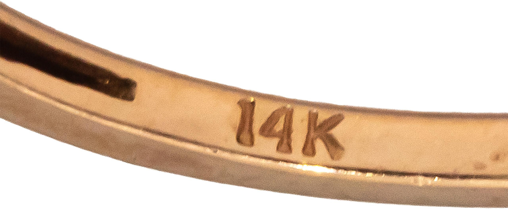 14k Rose Gold VS Round Diamond Band Ring 0.20CT Size 7.25