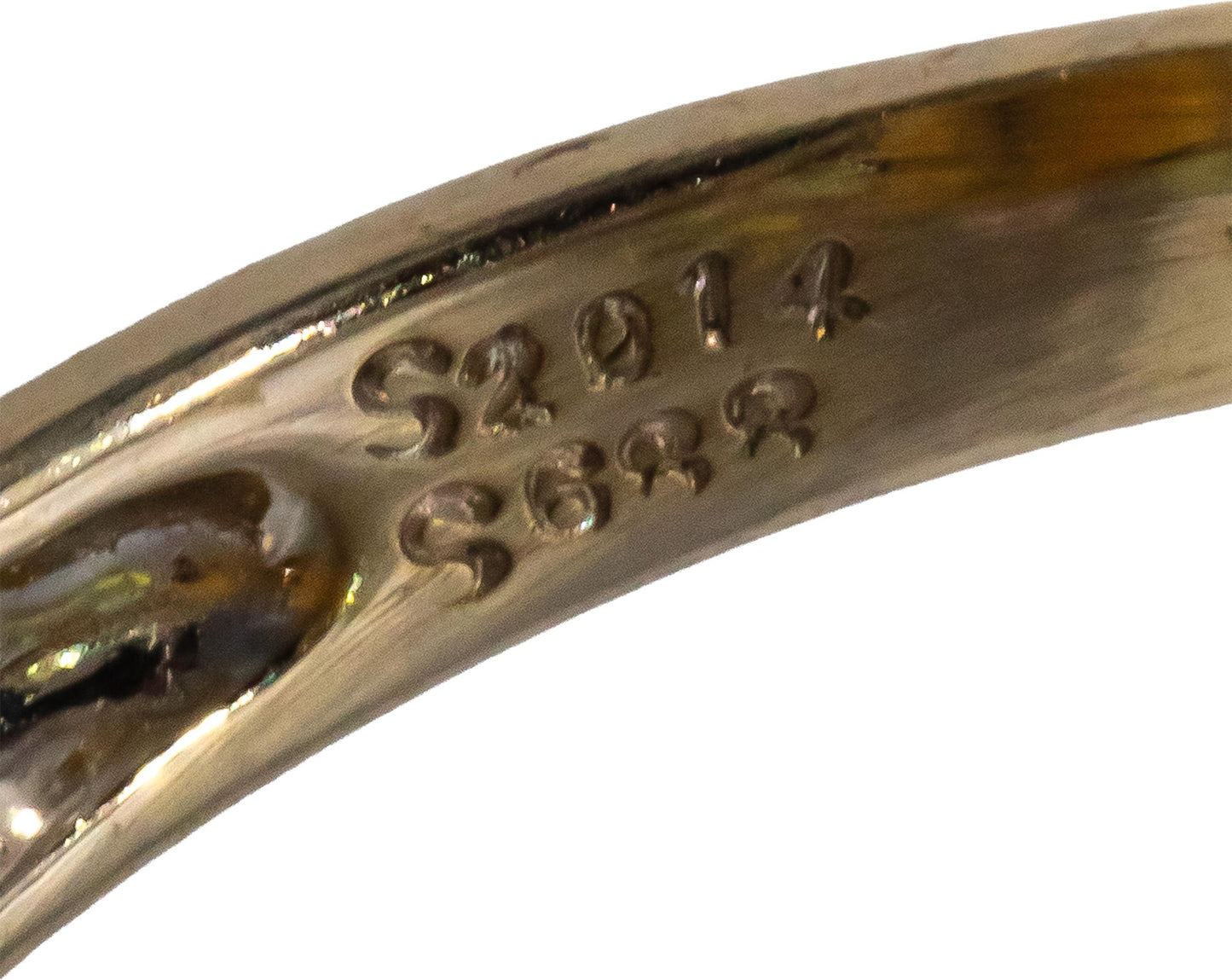 18k White Gold Citrine Diamond Rainbow Sapphire Cocktail Ring 27.45CTW Size 8