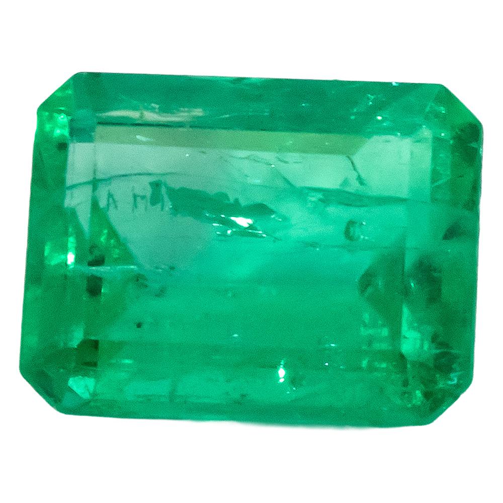 GIA Certified Natural Colombian Emerald Octagonal Cut Loose Gemstone 2.47CT