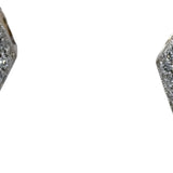 18k & 14k White and Yellow Gold Diamond Drop Dangle Earrings 1.0CT