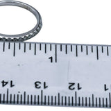 10k White Gold VS Round Lab-Grown Diamond Band Ring 0.35CT Size 7