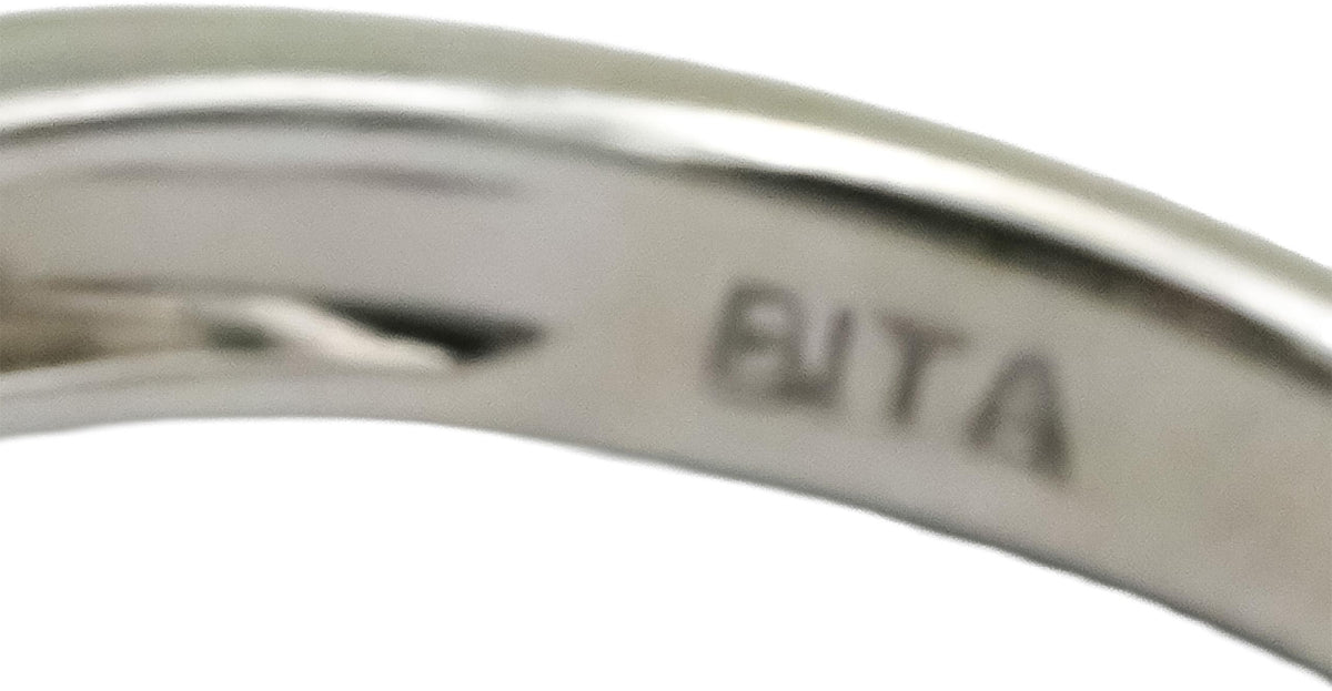 14k White Gold Princess and Round Diamond Cocktail Ring 0.50CT Size 6.5
