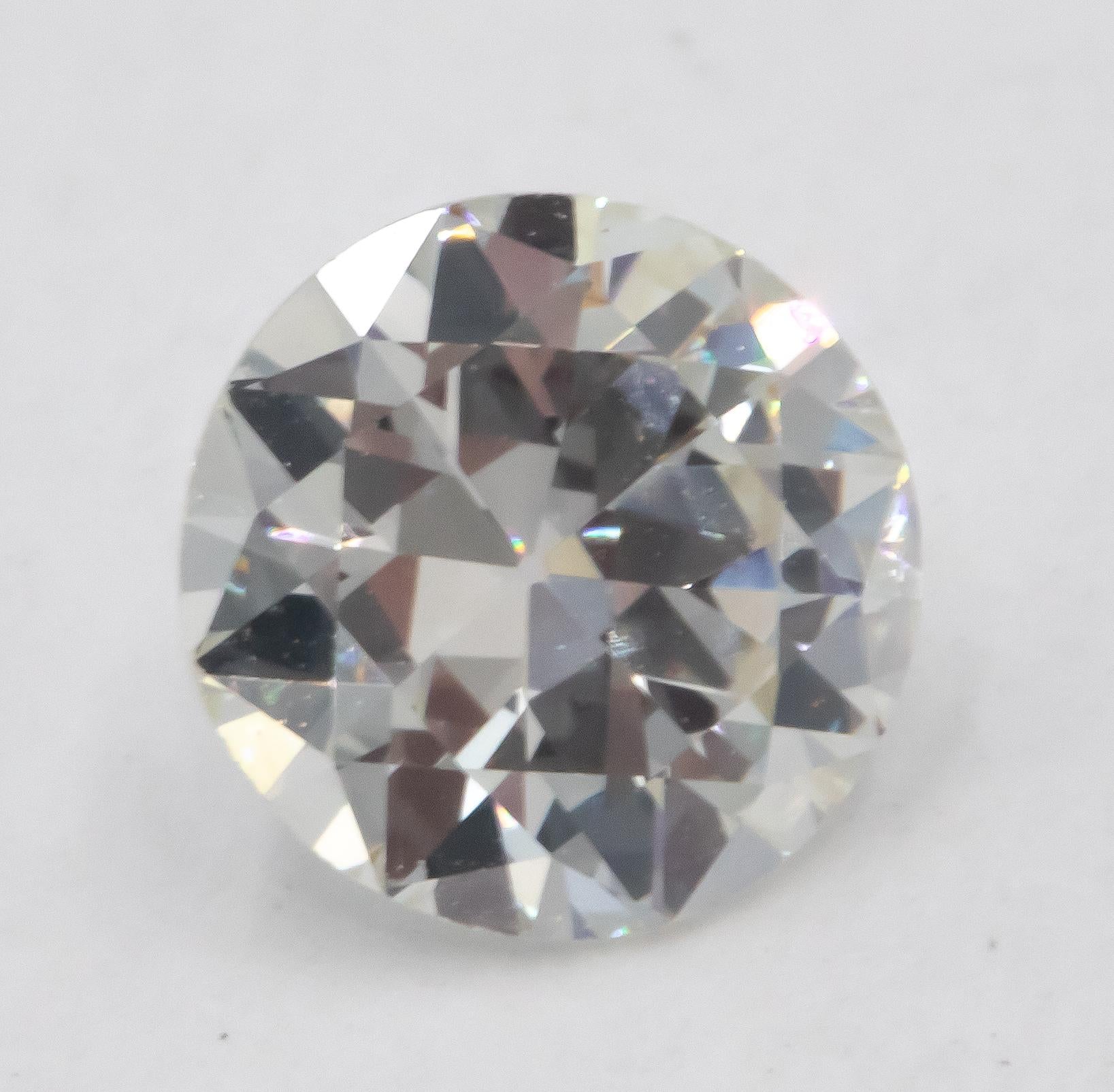 Antique Vintage GIA Certified 0.63CT VVS2/J Circular Brilliant Cut Loose Diamond