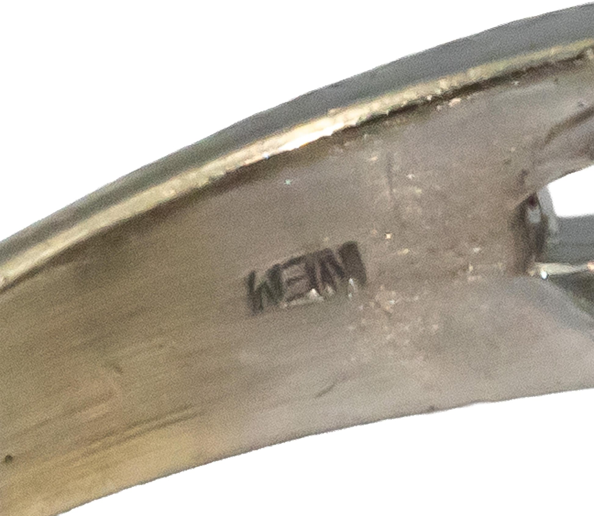 14k White Gold 0.80CT VS Princess and Round Cut Diamond Pave Ring Size 5.25