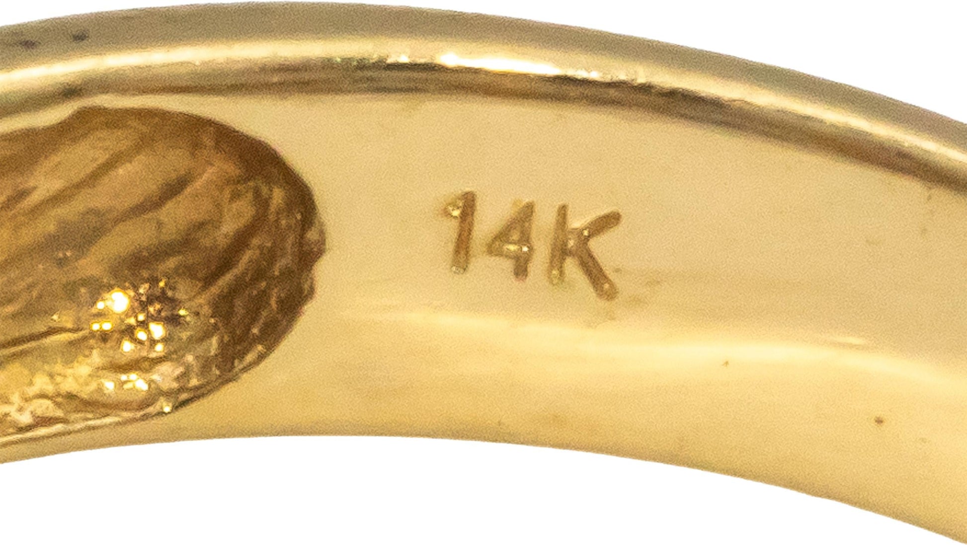 KALATI Designer 14k Yellow Gold 0.90CT Diamond and Tanzanite Ring Size 6.75