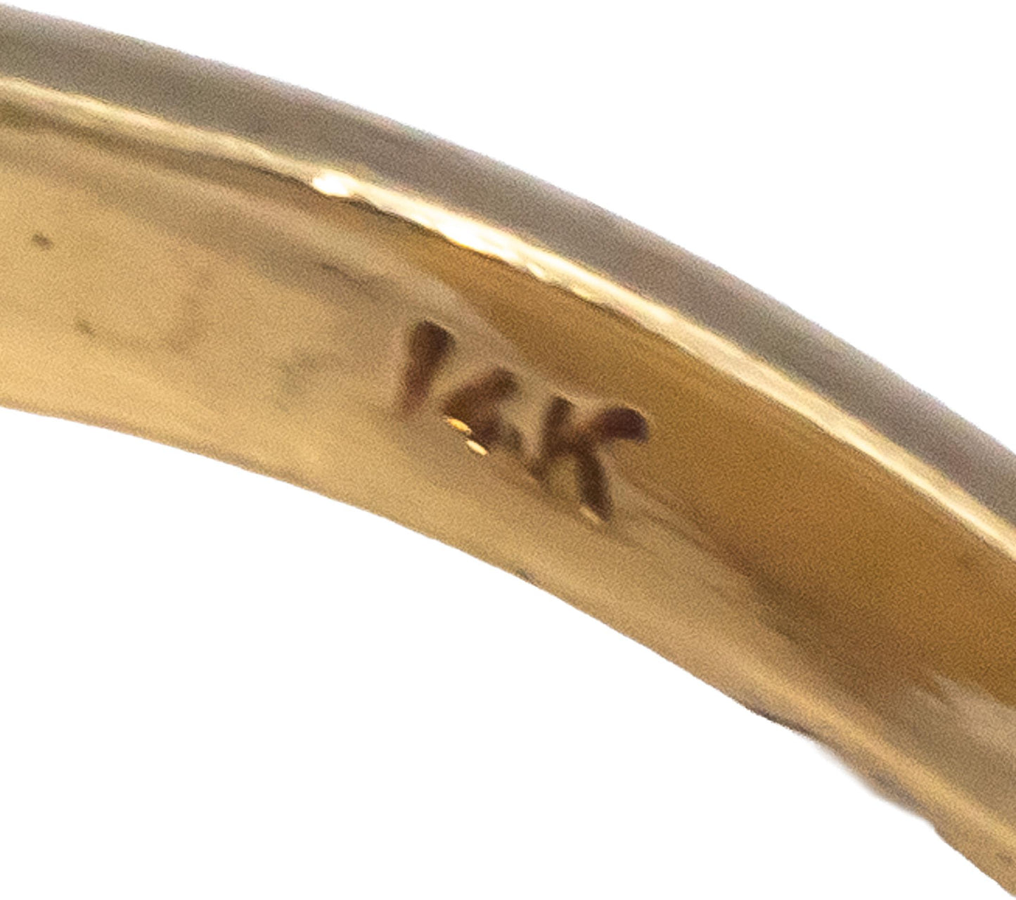 14k Yellow Gold 0.20CT Roman Coin and Cabochon Ruby Cocktail Ring Size 5.5