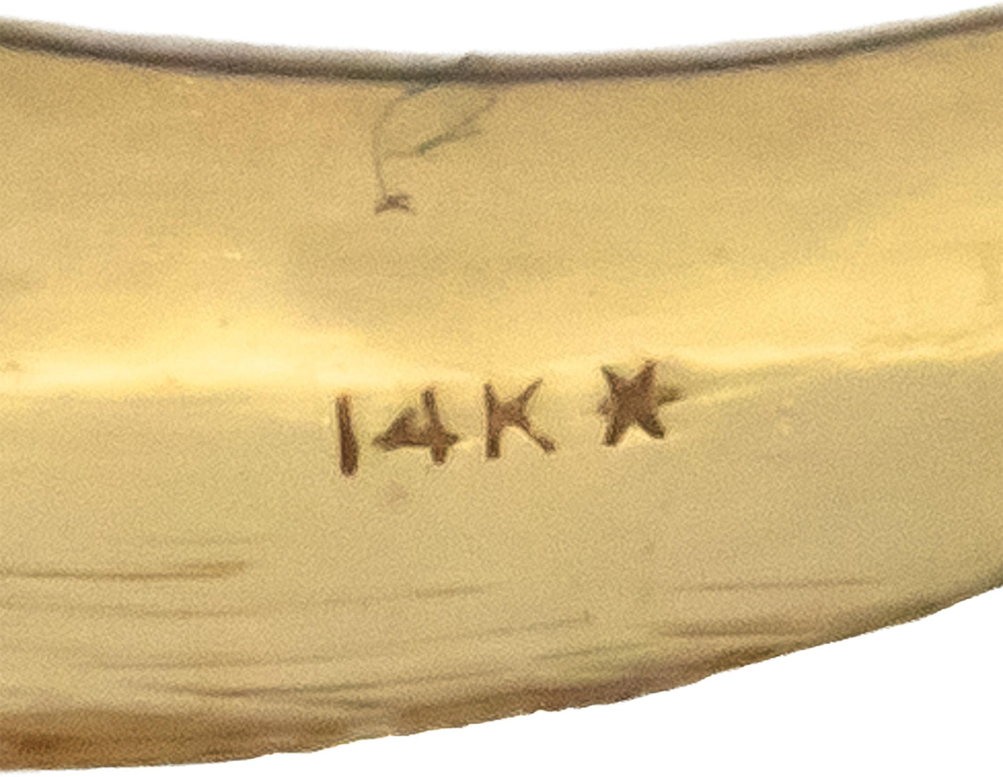 14k Yellow Gold 1.30CT Diamond and Emerald Ring Size 7