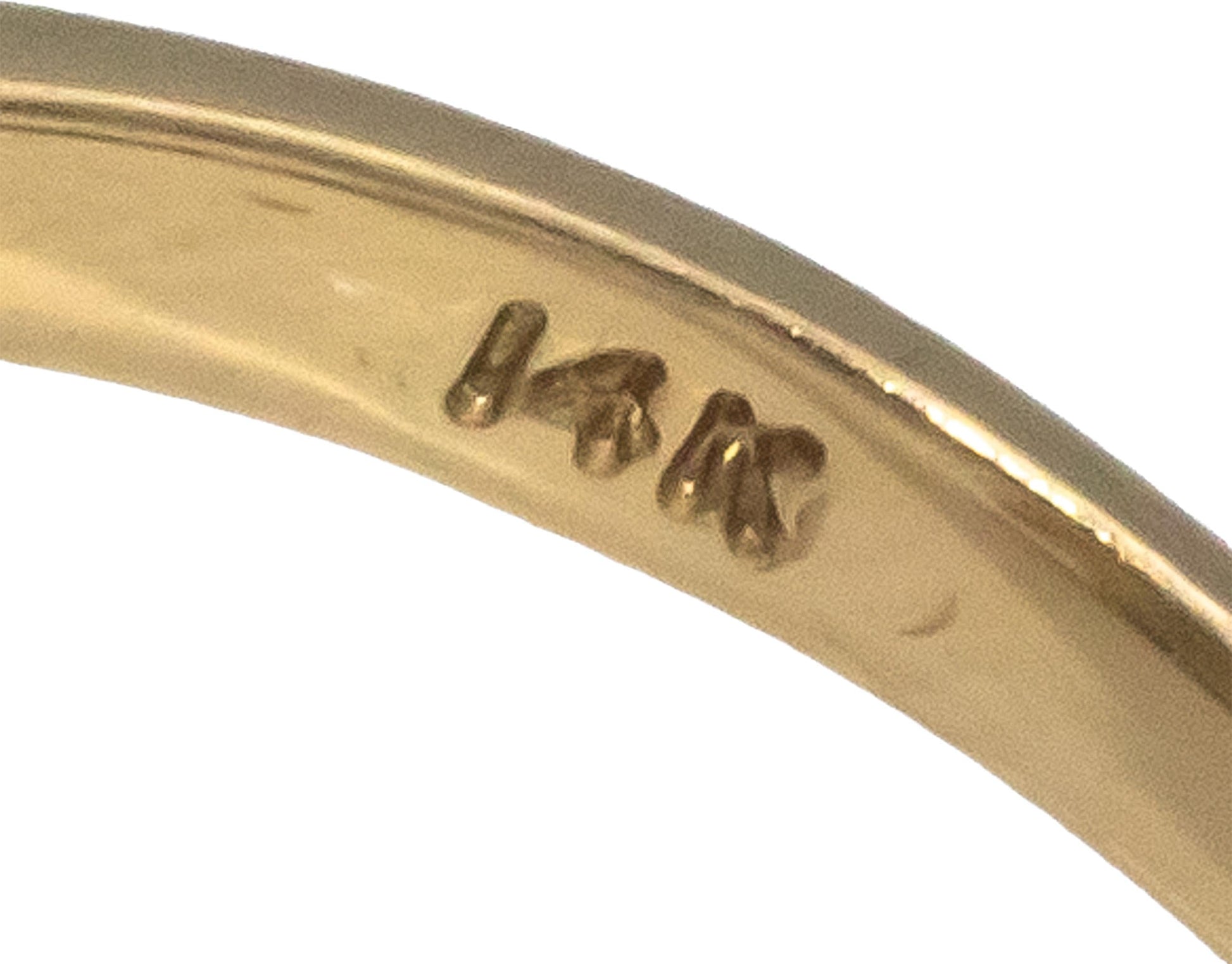 14k Yellow Gold 0.50CT VS Diamond and Emerald Cocktail Ring Size 5.25