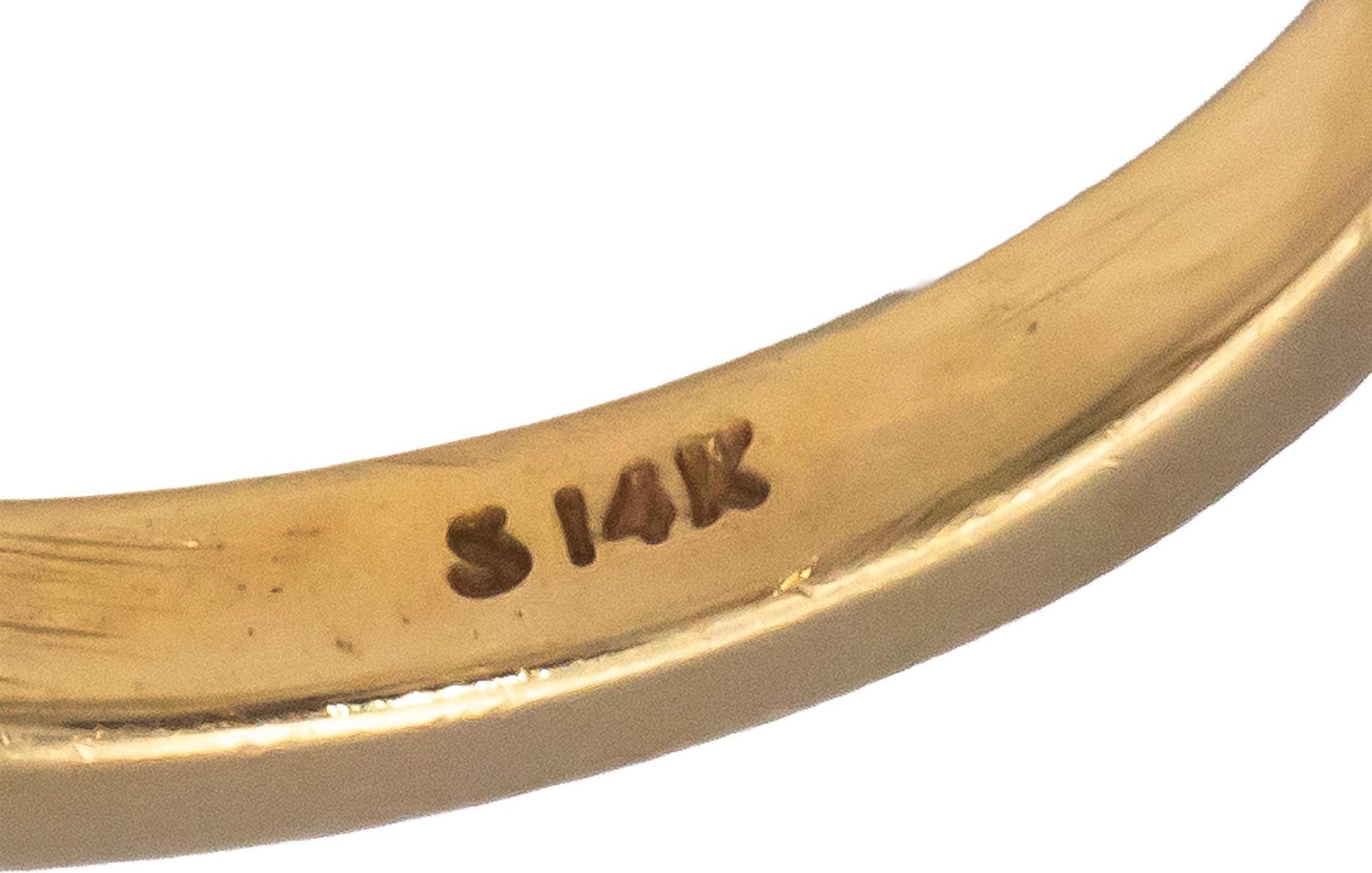 14k Yellow Gold 5.54CT VS Diamond and Green Tourmaline Cocktail Ring Size 6