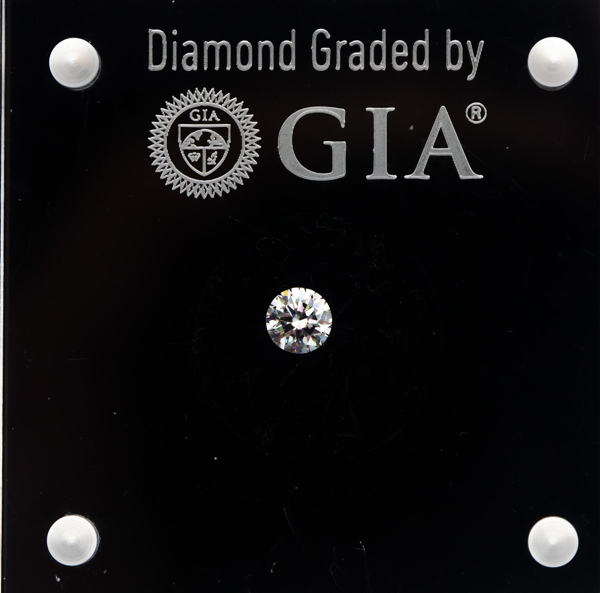GIA Certified 0.58CT VS1/F Round Brilliant Cut Diamond w/ Report