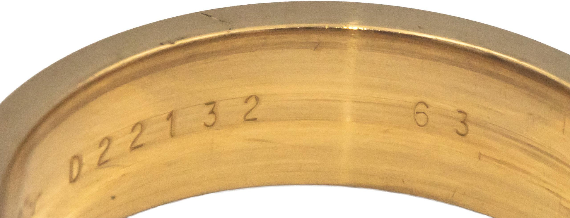 CARTIER 18k Yellow Gold Love Screw Motif Ring 6mm Wide Size 10.5 Euro 63