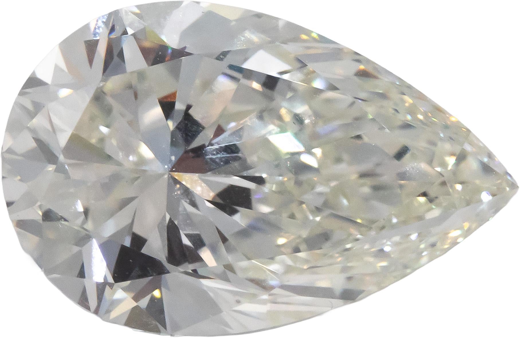 GIA Certified Pear Brilliant Diamond VS1/I Loose Stone 5.03CT