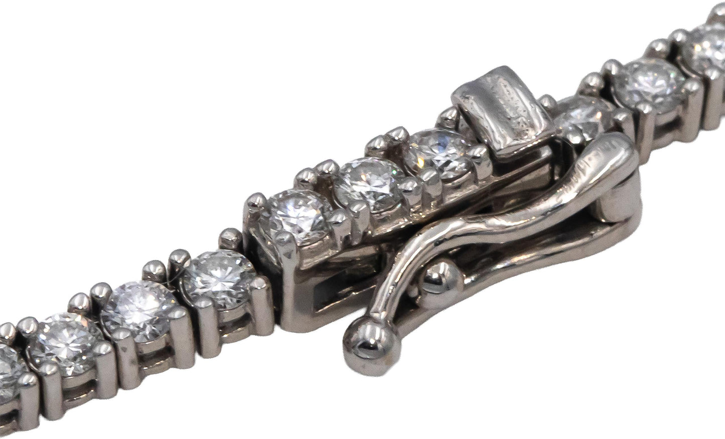 14k White Gold Heart Cut Orange Garnet VS Round Diamond Formal Necklace 10.58CT