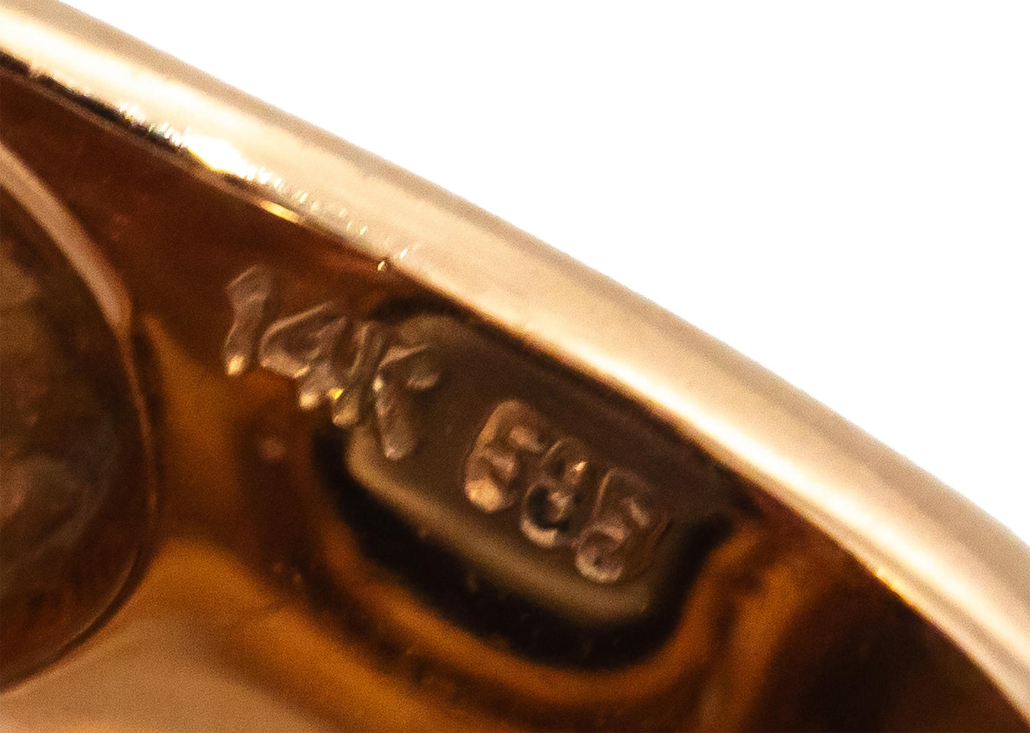 14k Rose Gold Smokey Quartz & Diamond Cocktail Ring 12.25CTW Size 7.25