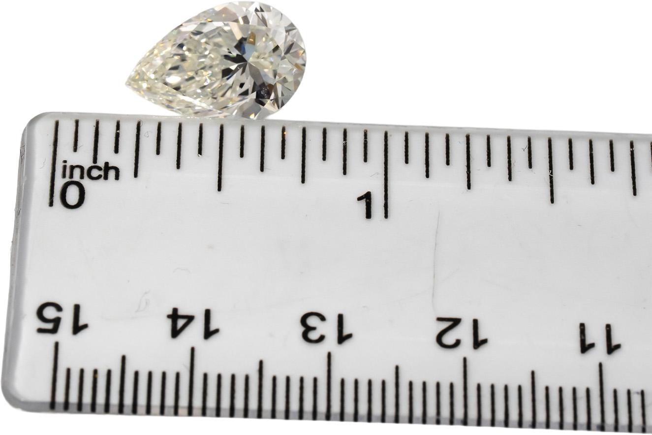 GIA Certified VS1/I Pear Brilliant Diamond Loose Stone 5.03CT