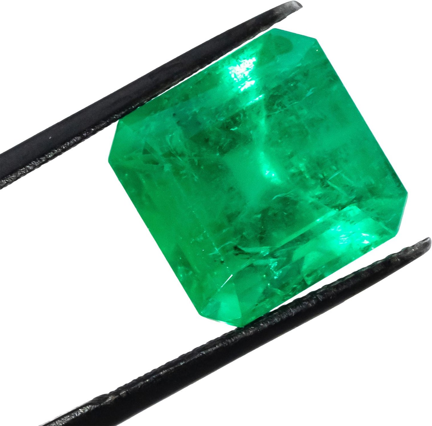 GIA Certified Octagonal Cut Natural Colombian Emerald Loose Gemstone 9.99CT