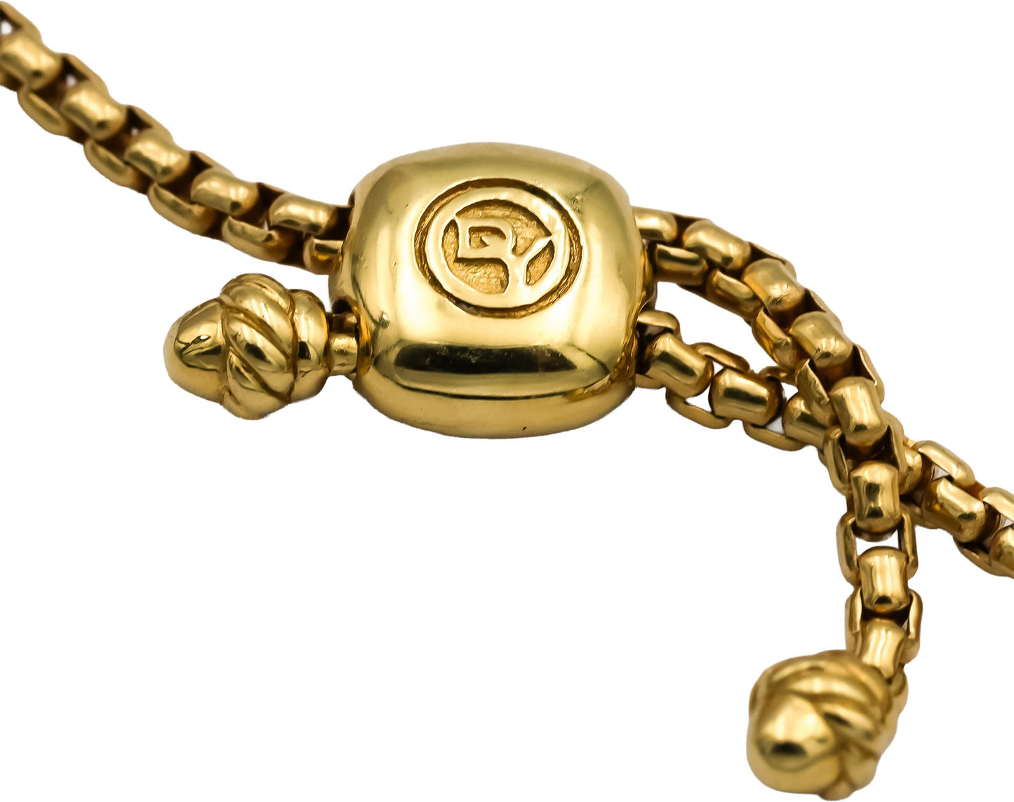 DAVID YURMAN 18k Gold Diamond Angelika Tassel Bolo Necklace 0.79CT 9500 Retail