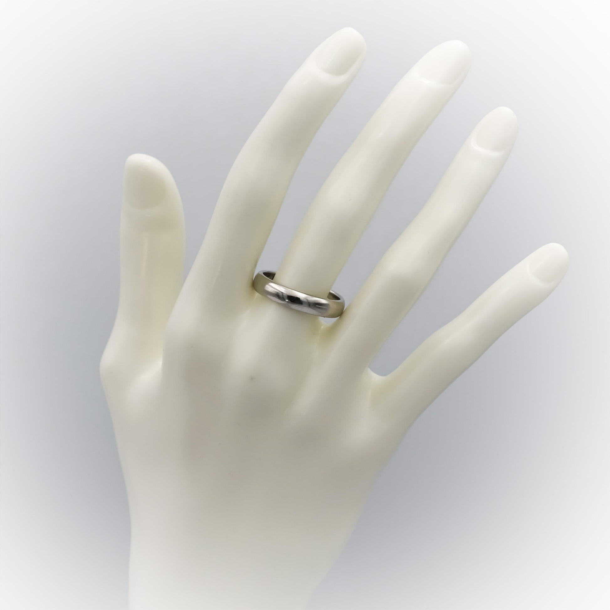 TIFFANY & CO. Platinum Men's Wedding Band Ring Size 9.75