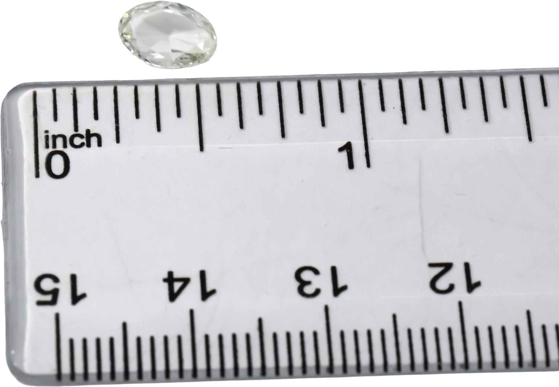GIA Certified 1.0 Carat Oval White Diamond VS1 Clarity I Color Loose Stone