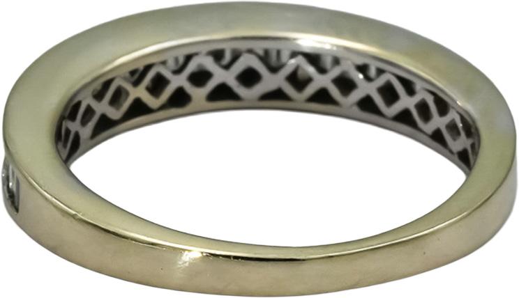 14k White Gold Baguette Cut Channel Set Diamond Band Ring 0.50CT Size 6