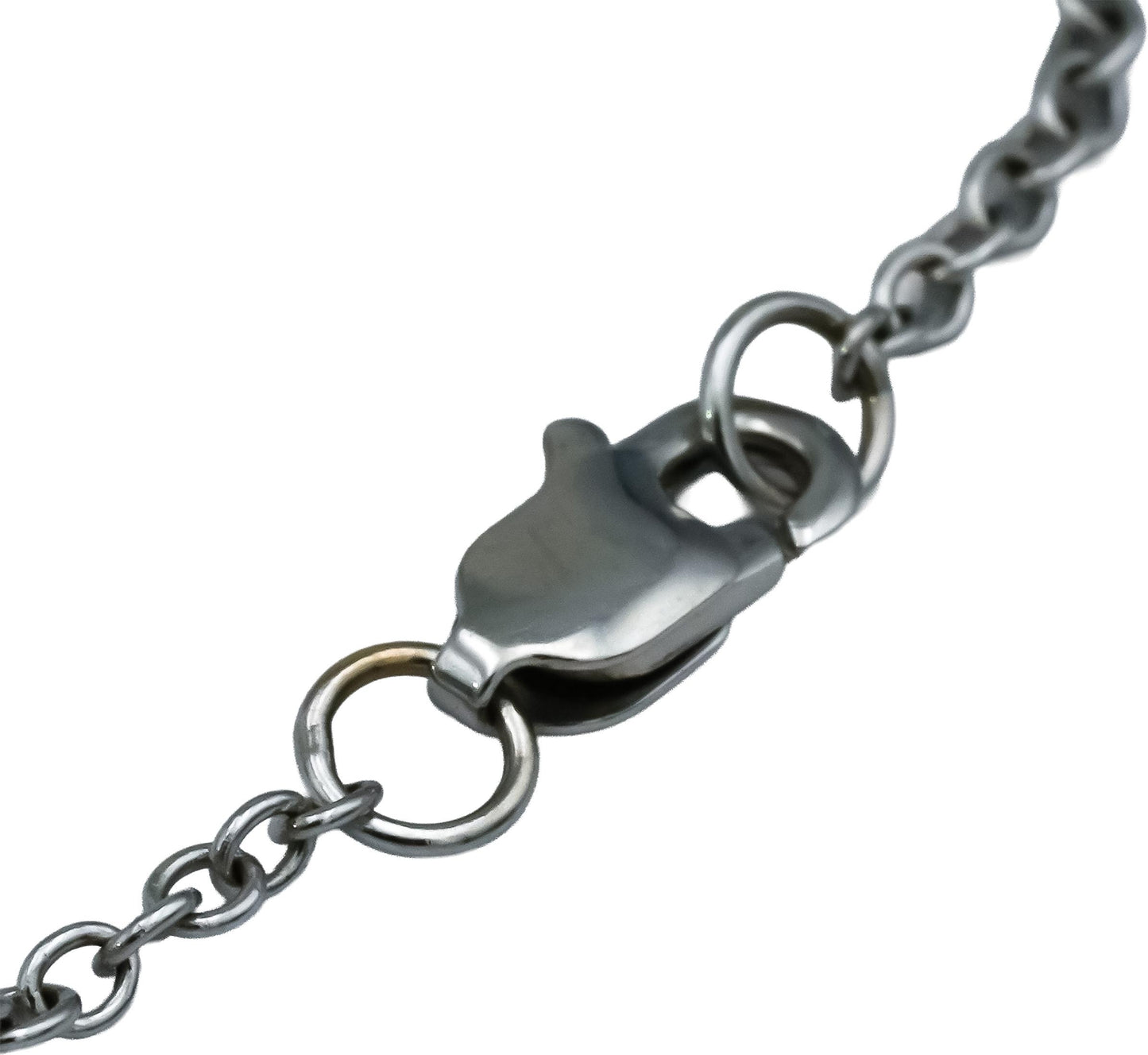 14k White Gold Round Diamond and 8mm Pearl Chain Necklace 0.80CT